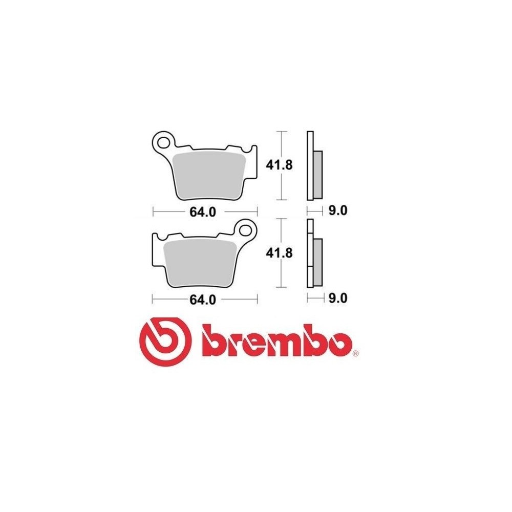 PASTICCHE FRENO BREMBO 07BB27TT