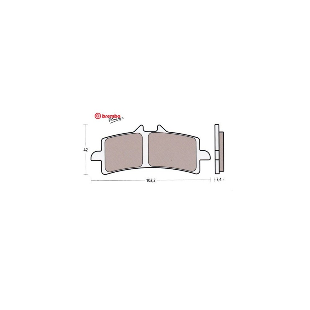 PASTICCHE FRENO BREMBO 07BB3093