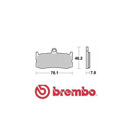 PASTICCHE FRENO BREMBO 07GR06SA