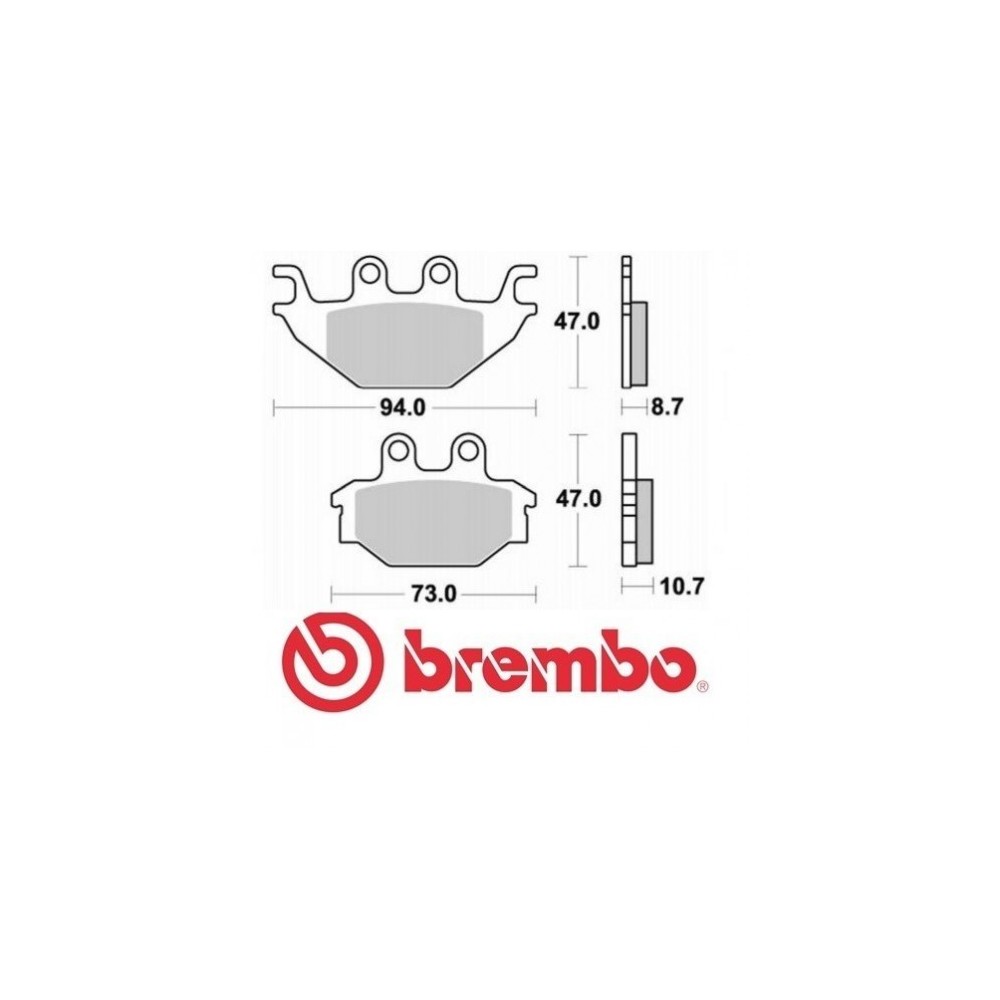 PASTIGLIE FRENO BREMBO BLU 07GR5209 CARBON CERAMIC