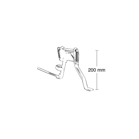 CAVALLETTO CENTRALE VESPA -LX - ZIP -FREE - FLY - TYPHOONE